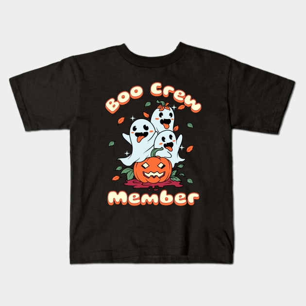 Boo Crew Member Kids T-Shirt by Odetee